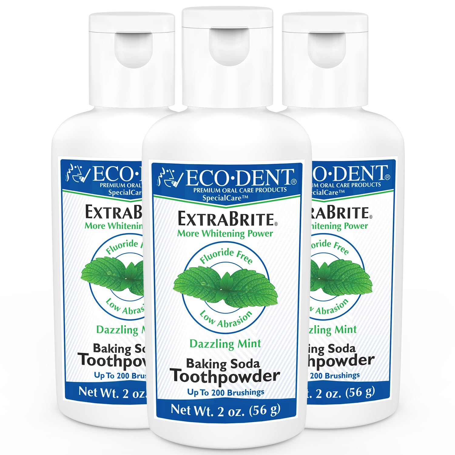 Amazon.com : Eco-Dent ExtraBrite Baking Soda Toothpowder, Mint